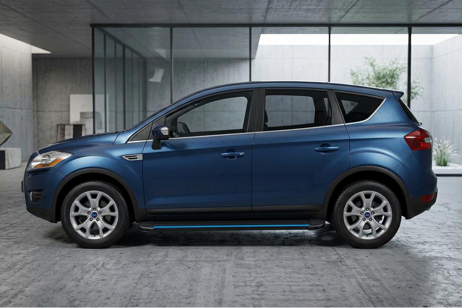 Ford Kuga 2008–2013 Sidosteg Maya Blue (2 st, aluminium) Image