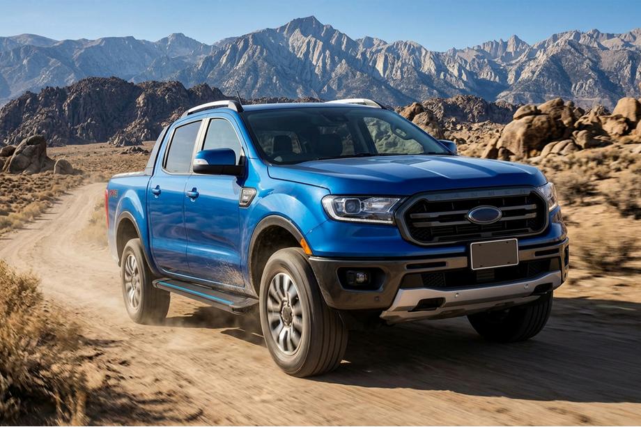 Ford Ranger 2011–2022 Sidosteg Maya Blue (2 st, aluminium) Image