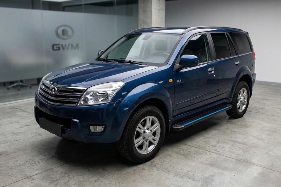 GreatWall Haval/Hover H3 2005–2013 Sidosteg Maya Blue (2 st, aluminium) Image