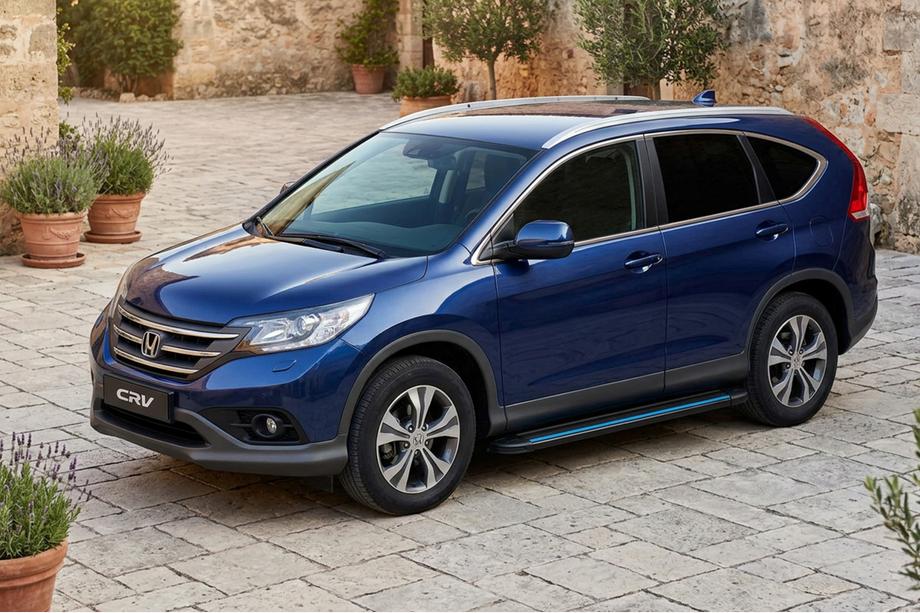 Honda CRV 2012–2016 Sidosteg Maya Blue (2 st, aluminium) Image