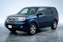 Honda Pilot 2008–2015 Sidosteg Maya Blue (2 st, aluminium) foto 1