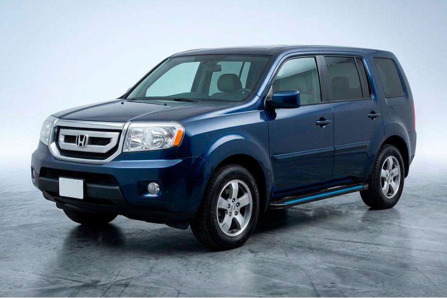 Honda Pilot 2008–2015 Sidosteg Maya Blue (2 st, aluminium) Image