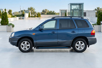 Hyundai Santa Fe 1 2000–2006 Sidosteg Maya Blue (2 st, aluminium) foto 1