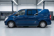 Hyundai H300, H1, Starex 2008–2020 Sidosteg Maya Blue (2 st, aluminium) foto 1