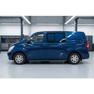 Sidosteg Maya Blue (2 st, aluminium) Hyundai H300, H1, Starex 2008–2020 foto 1
