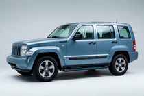 Jeep Cherokee/Liberty 2007–2013 Sidosteg Maya Blue (2 st, aluminium) foto 1