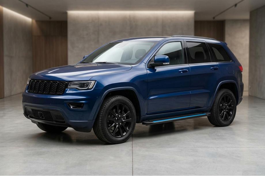 Jeep Grand Cherokee WK2 2010–2021 Sidosteg Maya Blue (2 st, aluminium) Image