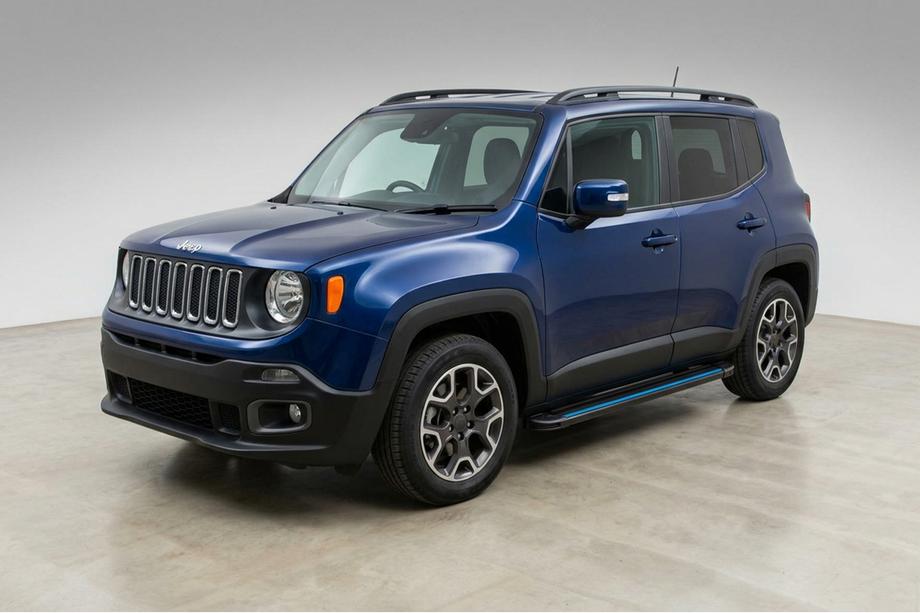 Jeep Renegade 2014– Sidosteg Maya Blue (2 st, aluminium) Image