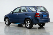 Kia Sorento I BL 2002–2009 Sidosteg Maya Blue (2 st, aluminium) foto 1