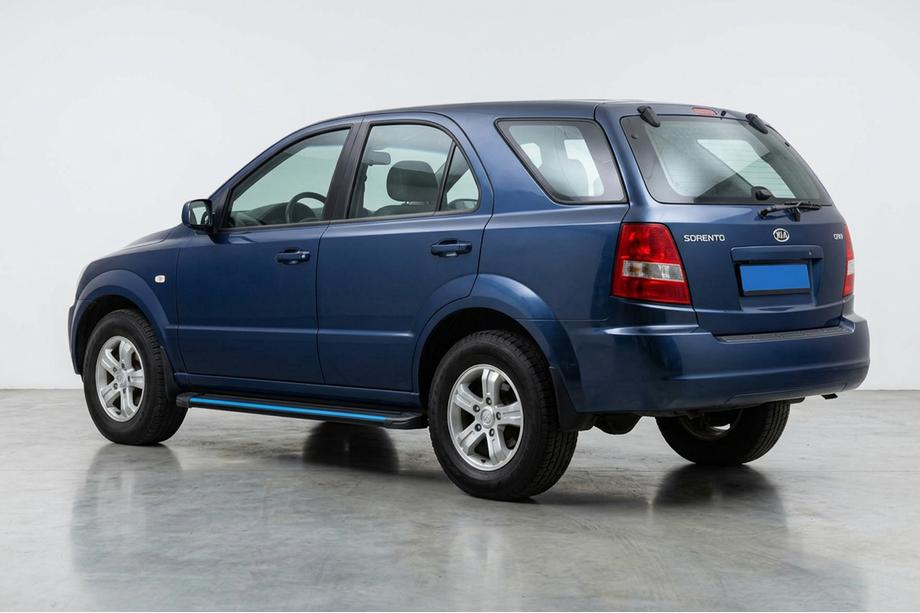 Kia Sorento I BL 2002–2009 Sidosteg Maya Blue (2 st, aluminium) Image