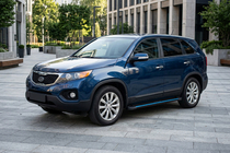 Kia Sorento II XM 2009–2014 Sidosteg Maya Blue (2 st, aluminium) 2013-2016 foto 1