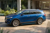 Kia Sorento III UM 2014–2020 Sidosteg Maya Blue (2 st, aluminium) foto 1