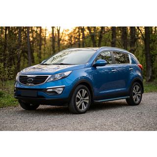 Sidosteg Maya Blue-Black (2 st, aluminium) Kia Sportage 2010–2015 foto 1