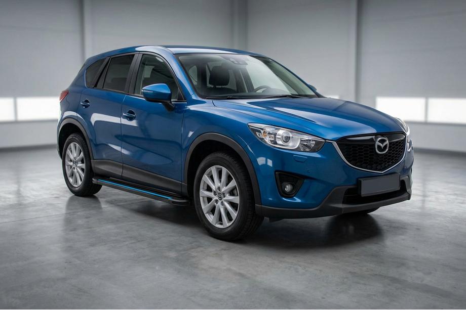 Mazda CX-5 2012–2017 Sidosteg Maya Blue (2 st, aluminium) Image