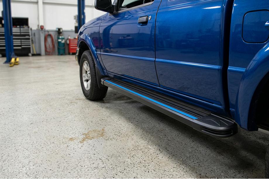 Mazda BT-50 2007–2012 Sidosteg Maya Blue (2 st, aluminium) Image
