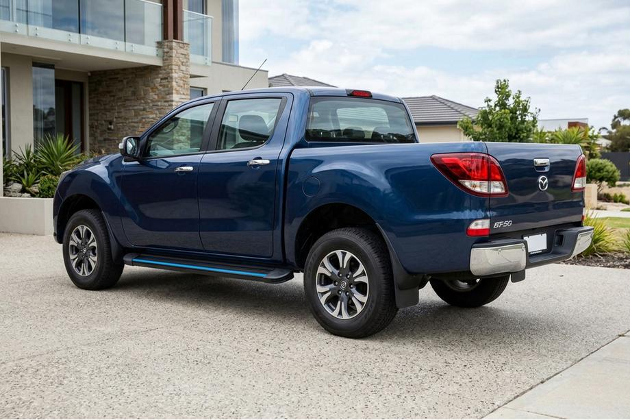 Mazda BT-50 2012– Sidosteg Maya Blue (2 st, aluminium) Image