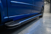 Mercedes Vito/V-klass W447 2014– Sidosteg Maya Blue-Black (2 st, aluminium) foto 1