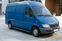 Mercedes Sprinter W901/902/903/904/905 1995–2006 Sidosteg Maya Blue (2 st, aluminium) foto 1