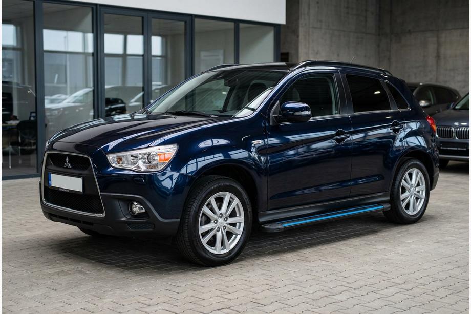 Mitsubishi ASX 2010–2023 Sidosteg Maya Blue (2 st, aluminium) Image