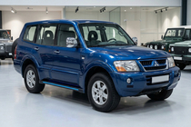 Mitsubishi Pajero Wagon III 1999–2006 Sidosteg Maya Blue (2 st, aluminium) foto 1