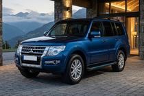 Mitsubishi Pajero Wagon IV 2006–2021 Sidosteg Maya Blue (2 st, aluminium) foto 1