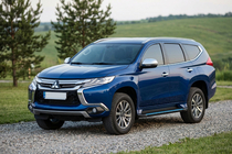 Mitsubishi Pajero Sport 2015– Sidosteg Maya Blue (2 st, aluminium) foto 1