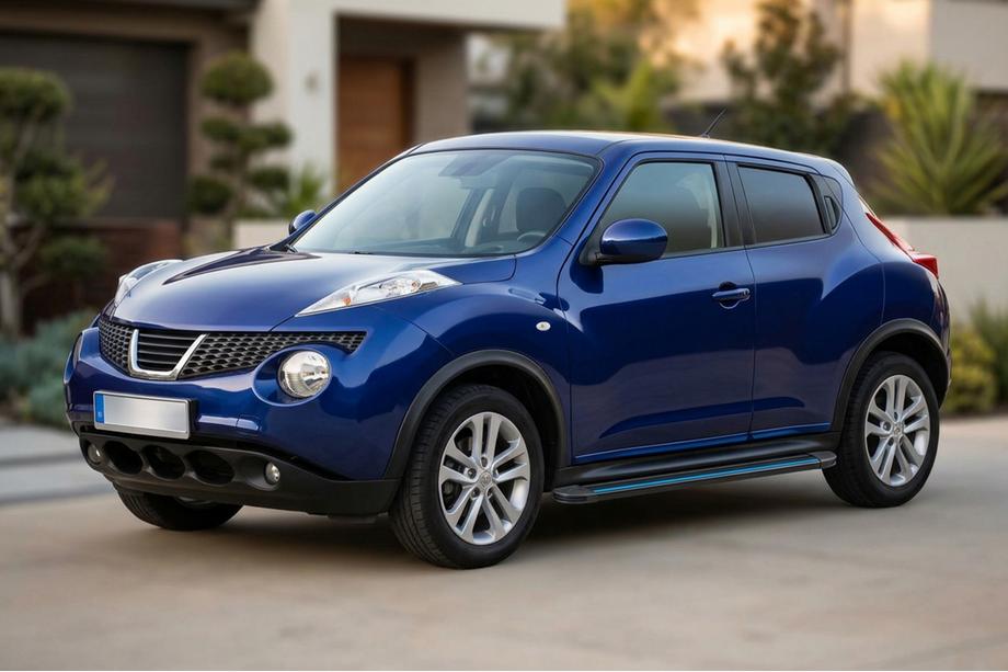 Nissan Juke 2010–2019 Sidosteg Maya Blue (2 st, aluminium) Image