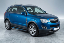 Opel Antara 2006–2017 Sidosteg Maya Blue (2 st, aluminium) foto 1
