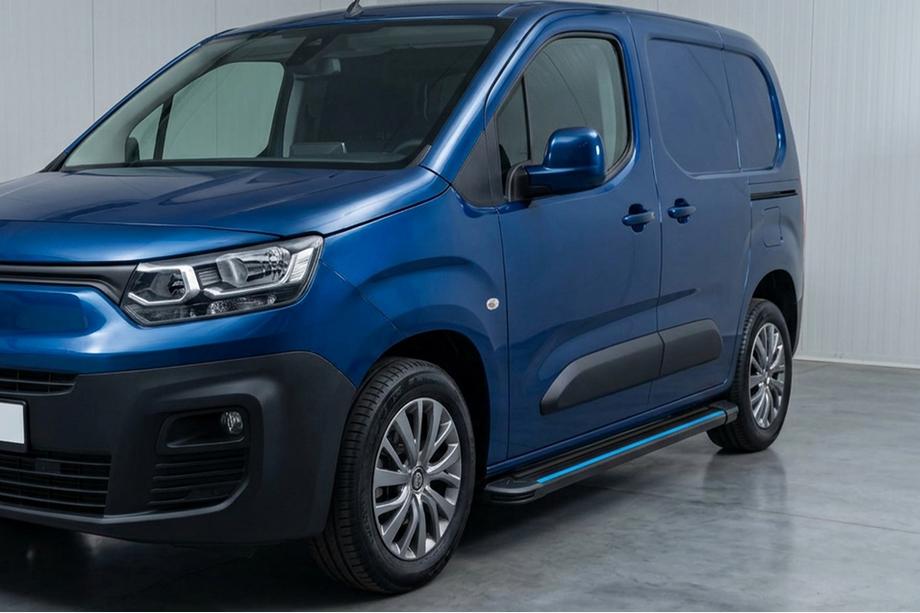 Peugeot Partner/Rifter 2019– Sidosteg Maya Blue (2 st, aluminium) Image