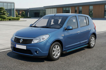 Renault Sandero 2007–2013 Sidosteg Maya Blue (2 st, aluminium) foto 1