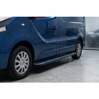 Sidosteg Maya Blue-Black (2 st, aluminium) foto 1