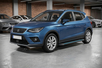 Seat Arona 2017– Sidosteg Maya Blue (2 st, aluminium) foto 1