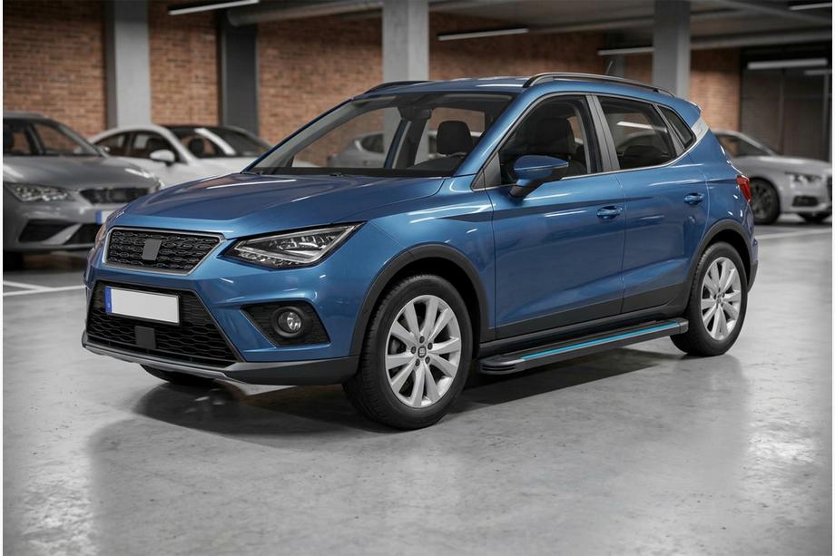 Seat Arona 2017– Sidosteg Maya Blue (2 st, aluminium) Image