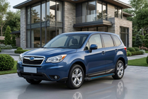 Subaru Forester 2013–2018 Sidosteg Maya Blue (2 st, aluminium) foto 1