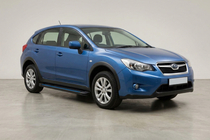 Subaru XV 2011–2017 Sidosteg Maya Blue (2 st, aluminium) foto 1