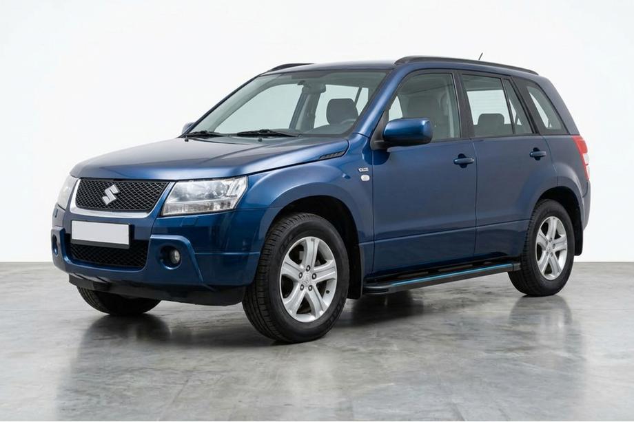 Suzuki Grand Vitara 2005–2017 Sidosteg Maya Blue (2 st, aluminium) Image