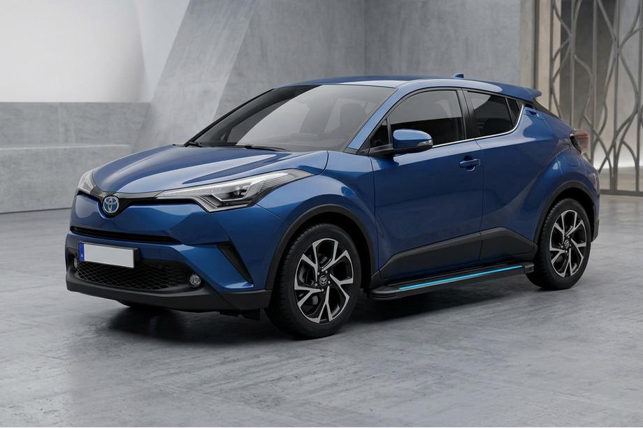 Toyota C-HR 2016–2023 Sidosteg Maya Blue (2 st, aluminium) Image