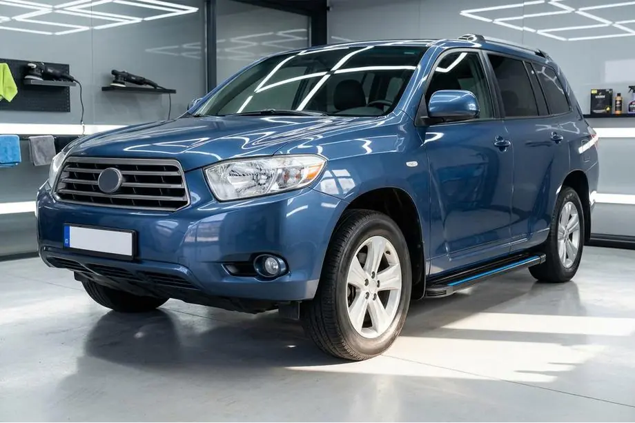 Toyota Highlander 2008–2013 Sidosteg Maya Blue (2 st, aluminium) Image