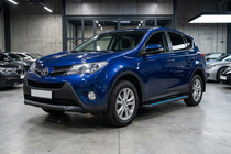 Toyota Rav 4 2013–2018 Sidosteg Maya Blue (2 st, aluminium) foto 1