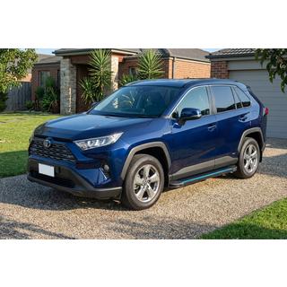 Sidosteg Maya Blue (2 st, aluminium) Toyota Rav 4 2019–2025 foto 1