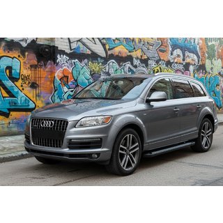 Sidosteg New Vision Black (2 st, aluminium) Audi Q7 2005–2015 foto 1