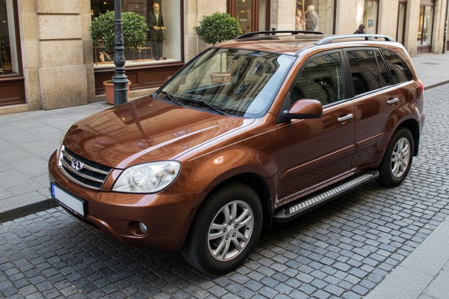 Chery Tiggo 1 2005–2016 Sidosteg New Vision (2 st, aluminium) Image