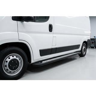 Sidosteg New Vision Black (2 st, aluminium) Citroen Jumper 2007–2025 foto 1