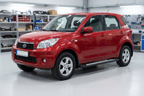 Daihatsu Terios 2006–2017 Sidosteg New Vision Black (2 st, aluminium) foto 1