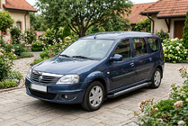 Dacia Logan MCV 2004–2014 Sidosteg New Vision Black (2 st, aluminium) foto 1
