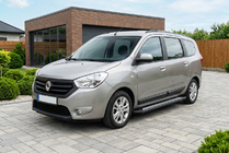 Dacia Lodgy 2012–2022 Sidosteg New Vision Black (2 st, aluminium) foto 1