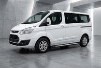 Ford Custom 2013–2022 Sidosteg New Vision Black (2 st, aluminium) foto 1