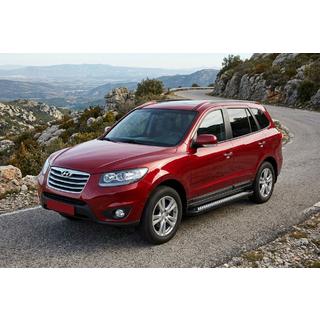Sidosteg New Vision Black (2 st, aluminium) Hyundai Santa Fe 2 2006–2012 foto 1