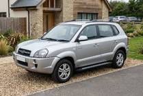 Hyundai Tucson JM 2004– Sidosteg New Vision Black (2 st, aluminium) foto 1