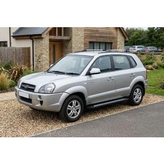 Sidosteg New Vision Black (2 st, aluminium) Hyundai Tucson JM 2004– foto 1